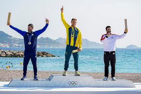 Sailing: Men's ILCA 7 men's dinghy class medal ceremony